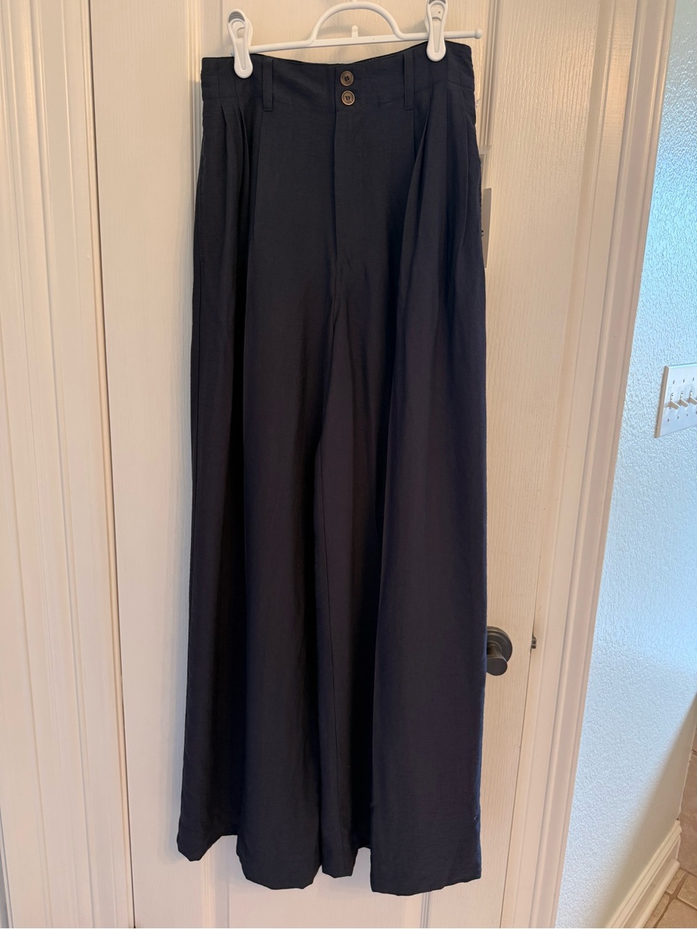 NWT CeCe high waist wide leg trouser